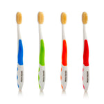 Four Mouthwatchers toothbrushes in assorted colors 