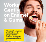 graphic showing mouthwatchers toothbrushes bristles 